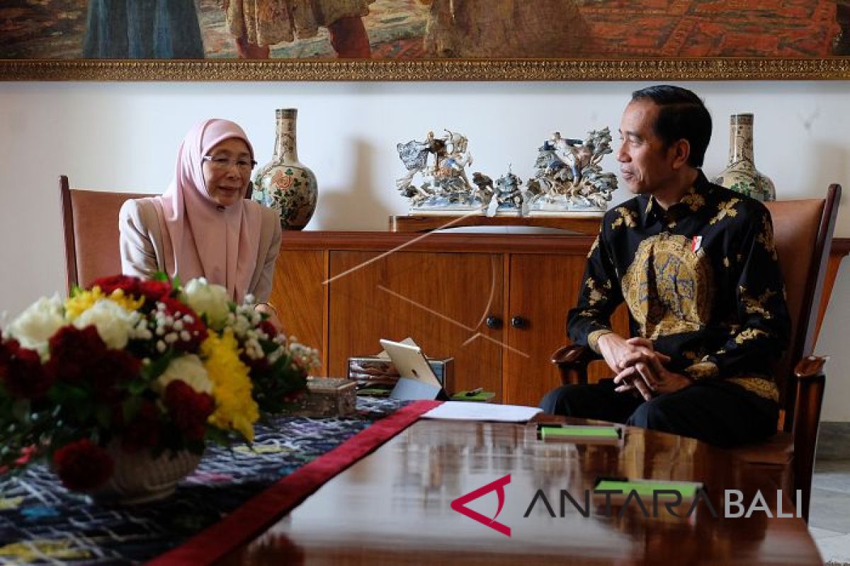 Presiden Jokowi bertemu dengan Wan Azizah di Istana Bogor