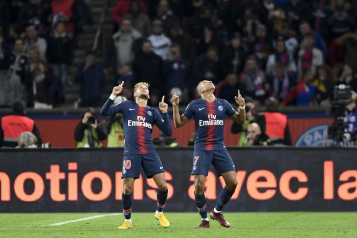 Hasil pertandingan dan klasemen Liga Prancis, PSG semakin kokoh di puncak