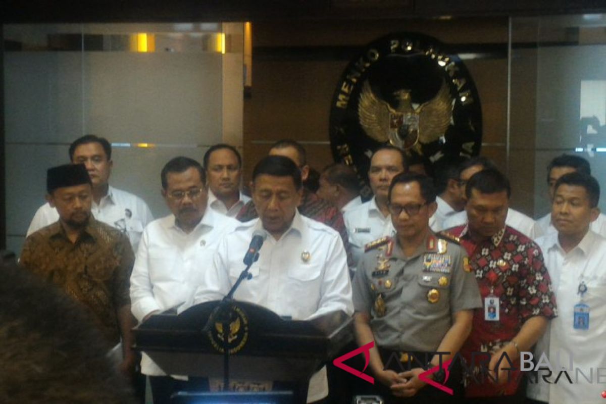 Wiranto gelar rakorsus bahas pembakaran Bendera Tauhid