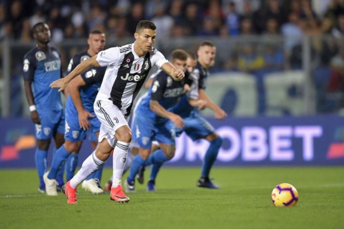 Dua gol Ronaldo bawa Juventus kalahkan Empoli