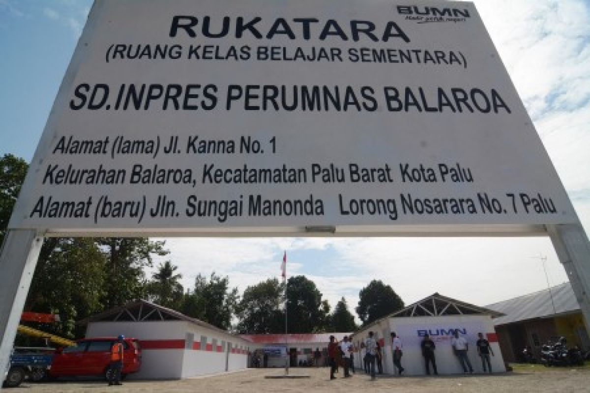 BNI bangun empat rukatara di Sulteng (vidio)