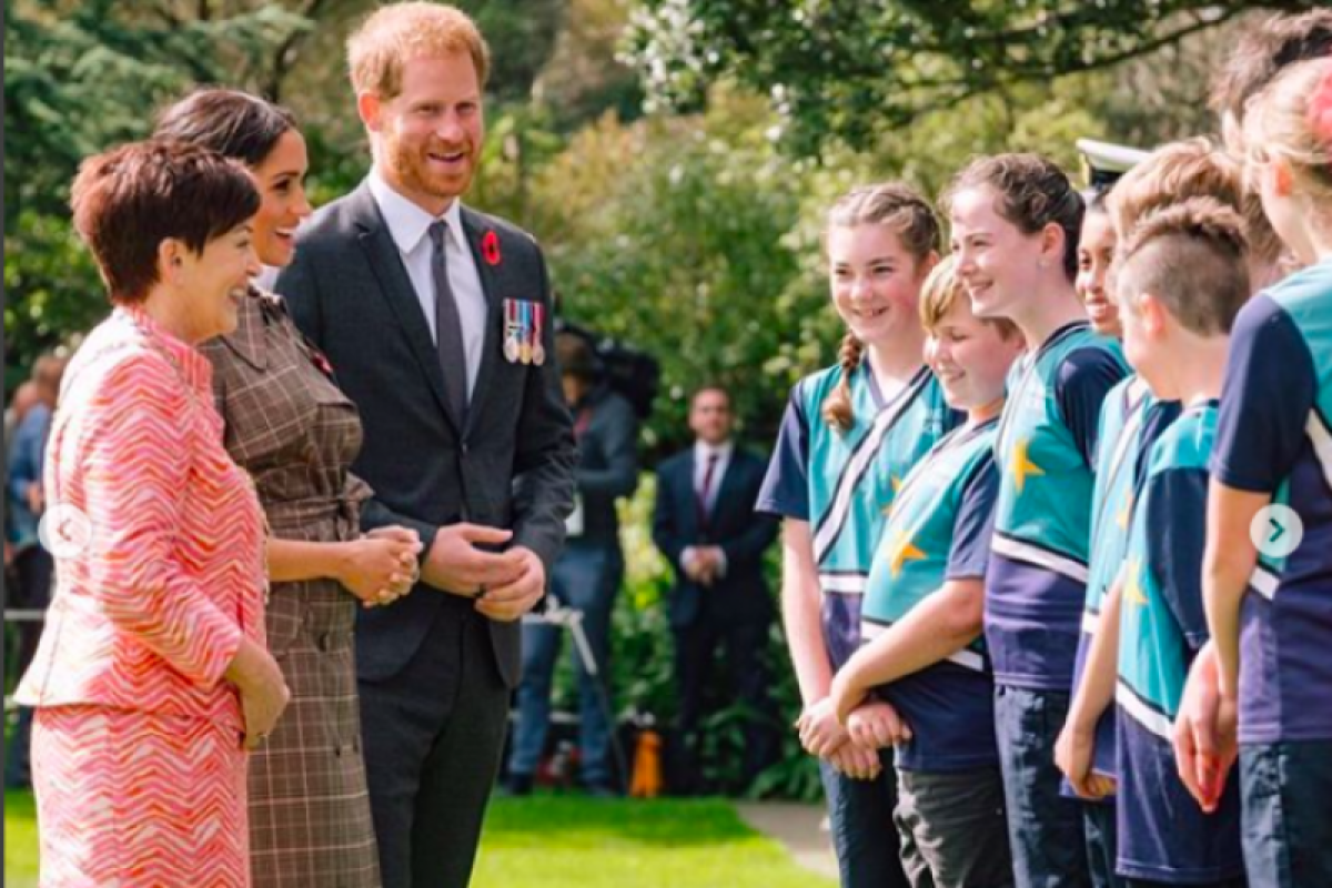 Pangeran Harry - Meghan Markle disambut upacara seremonial di Selandia Baru