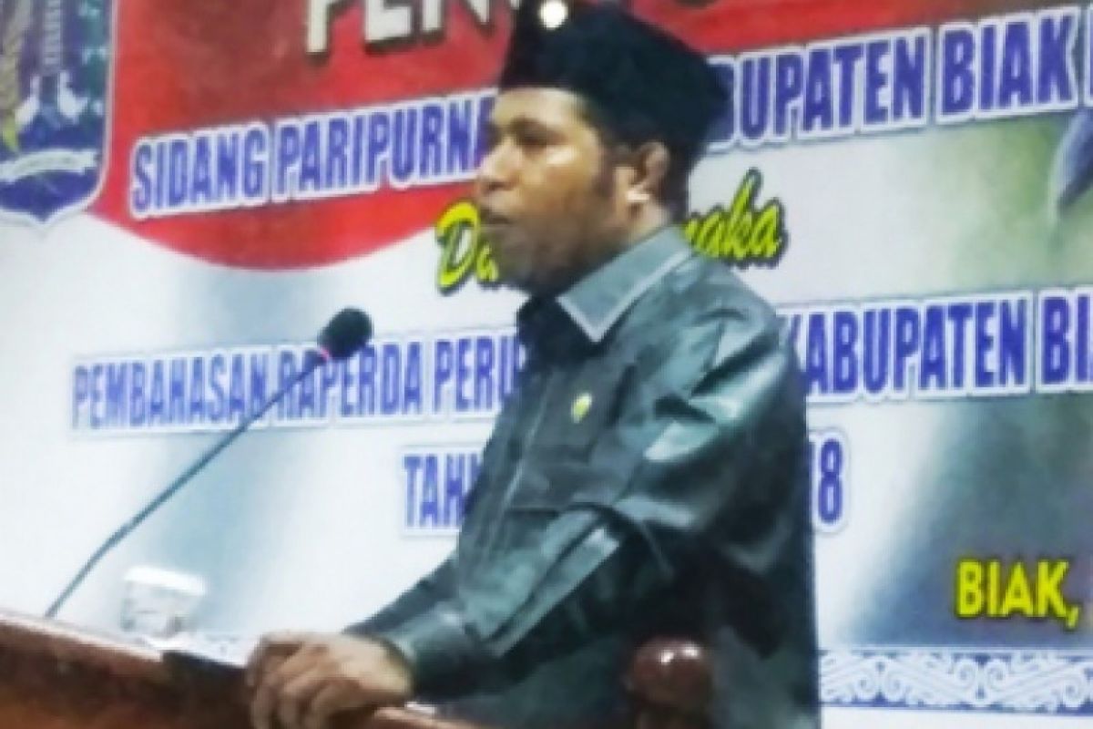 DPRD Biak Numfor sahkan APBD Perubahan 2018