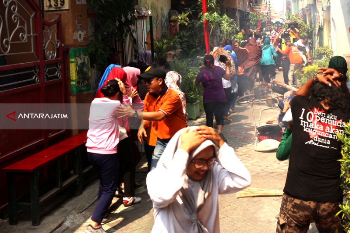 Pemkot Surabaya Gelar Simulasi dan Mitigasi Bencana Gempa