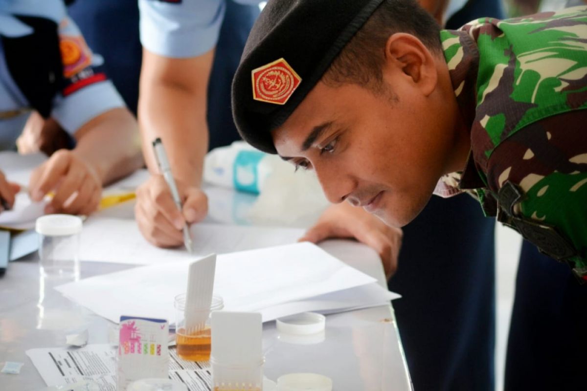 55 Prajurit TNI AU Jalani Tes Narkoba