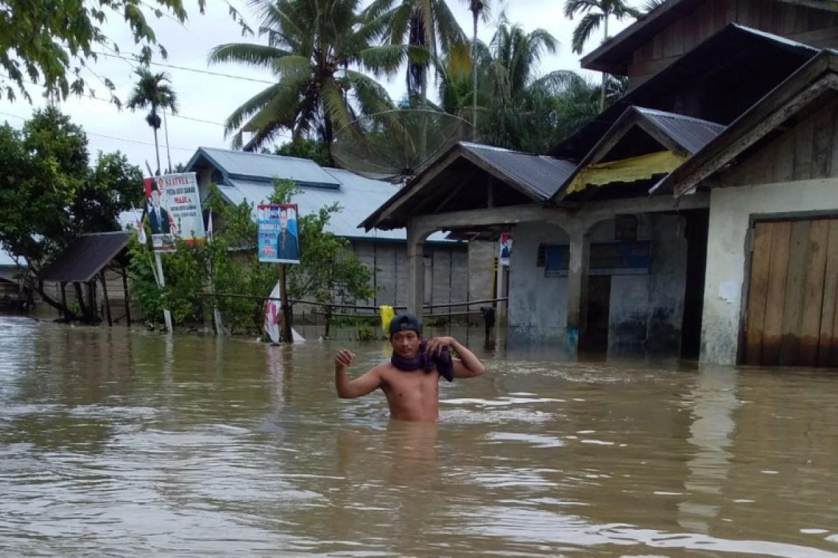 Kerugian akibat banjir di Pasaman Barat mencapai puluhan  miliar rupiah