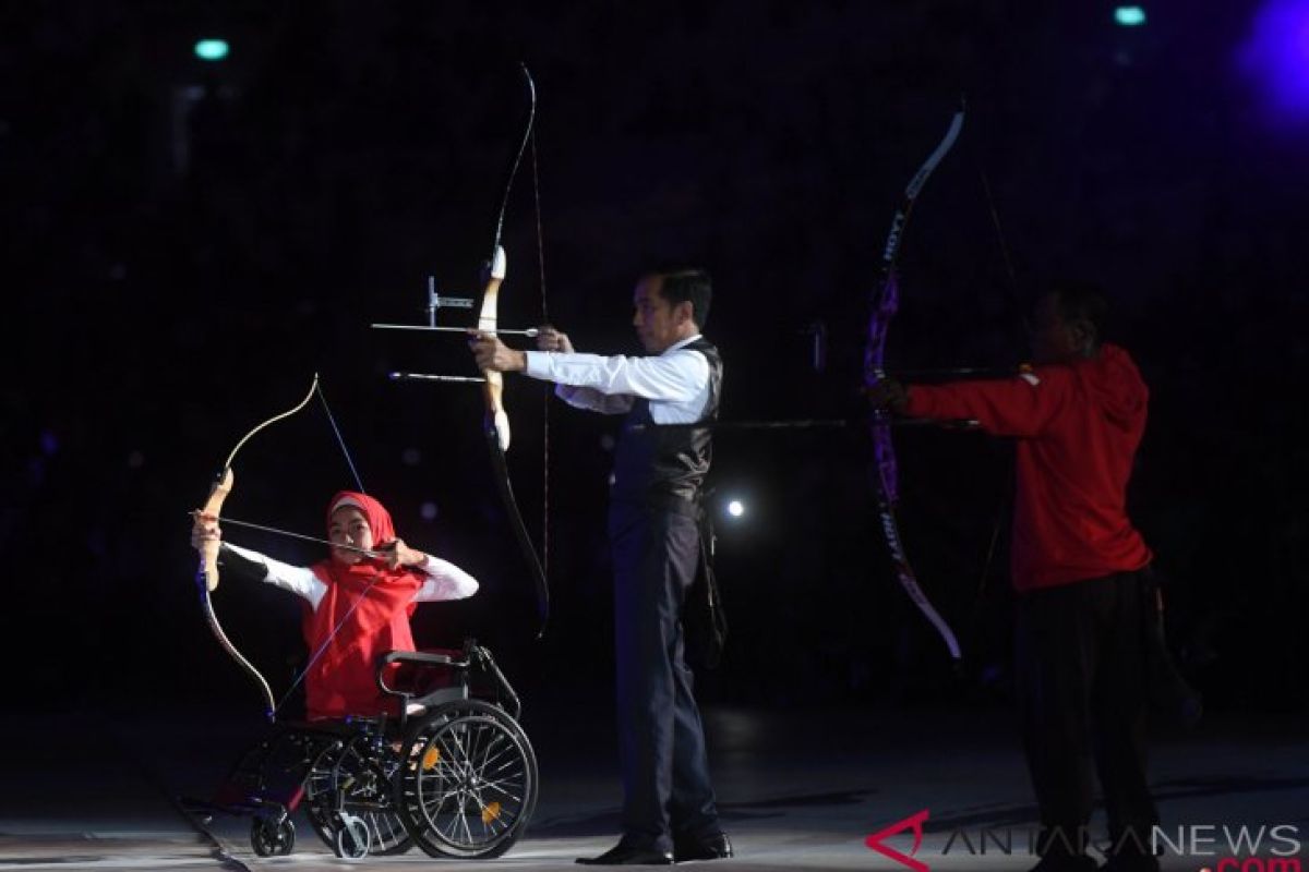 Presiden Jokowi buka Asian Para Games 2018 dengan bahasa isyarat