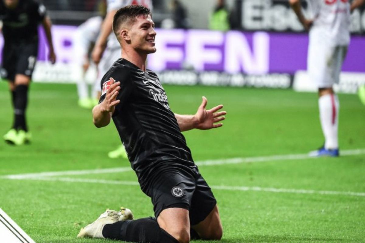 Lima gol Jovic bantu Frankfurt menang 7-1 atas Duesselforf