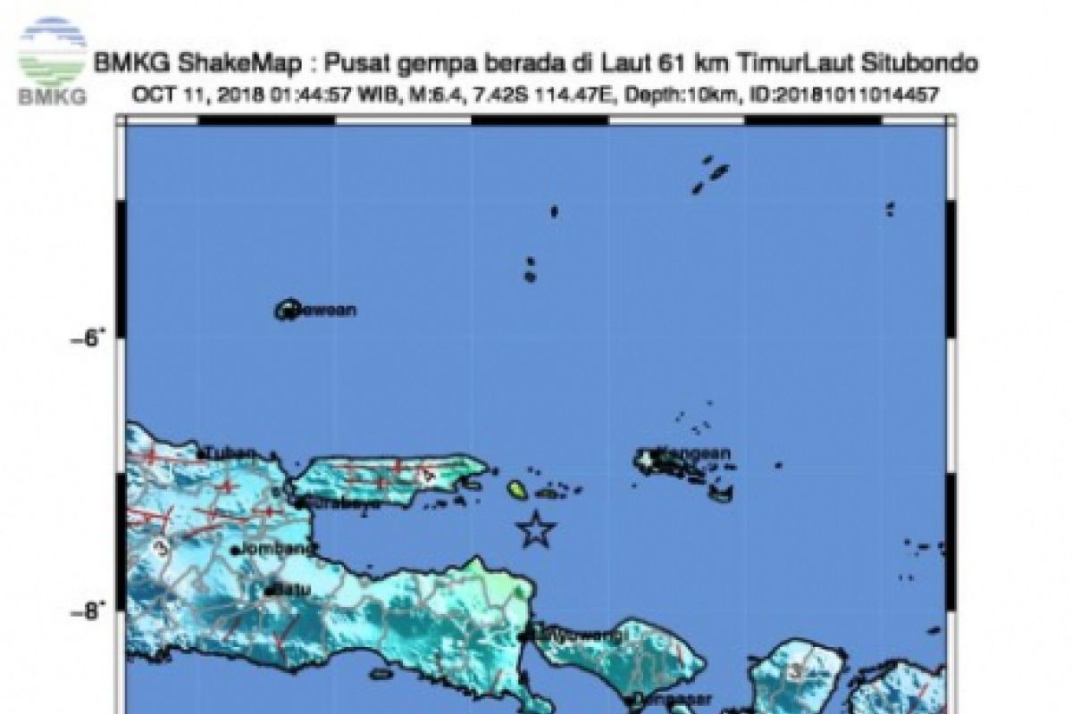 Penjelasan BMKG Gempa Surabaya