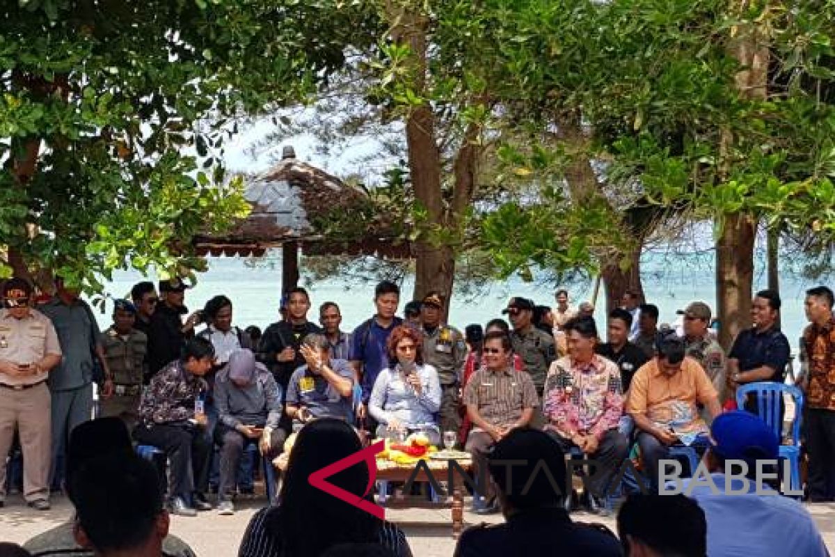 Menteri Susi: Nelayan Belitung Timur usir tambang ilegal