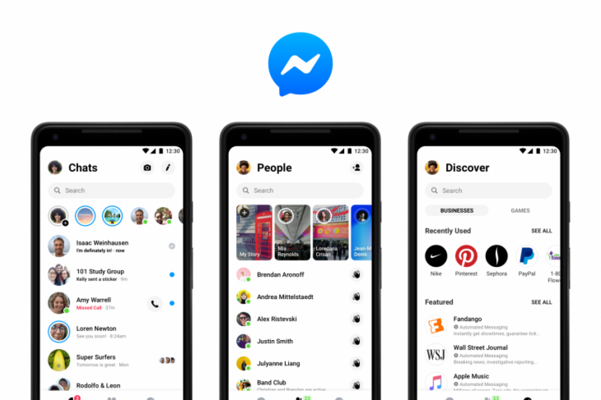 Facebook buat Messenger terbaru lebih sederhana