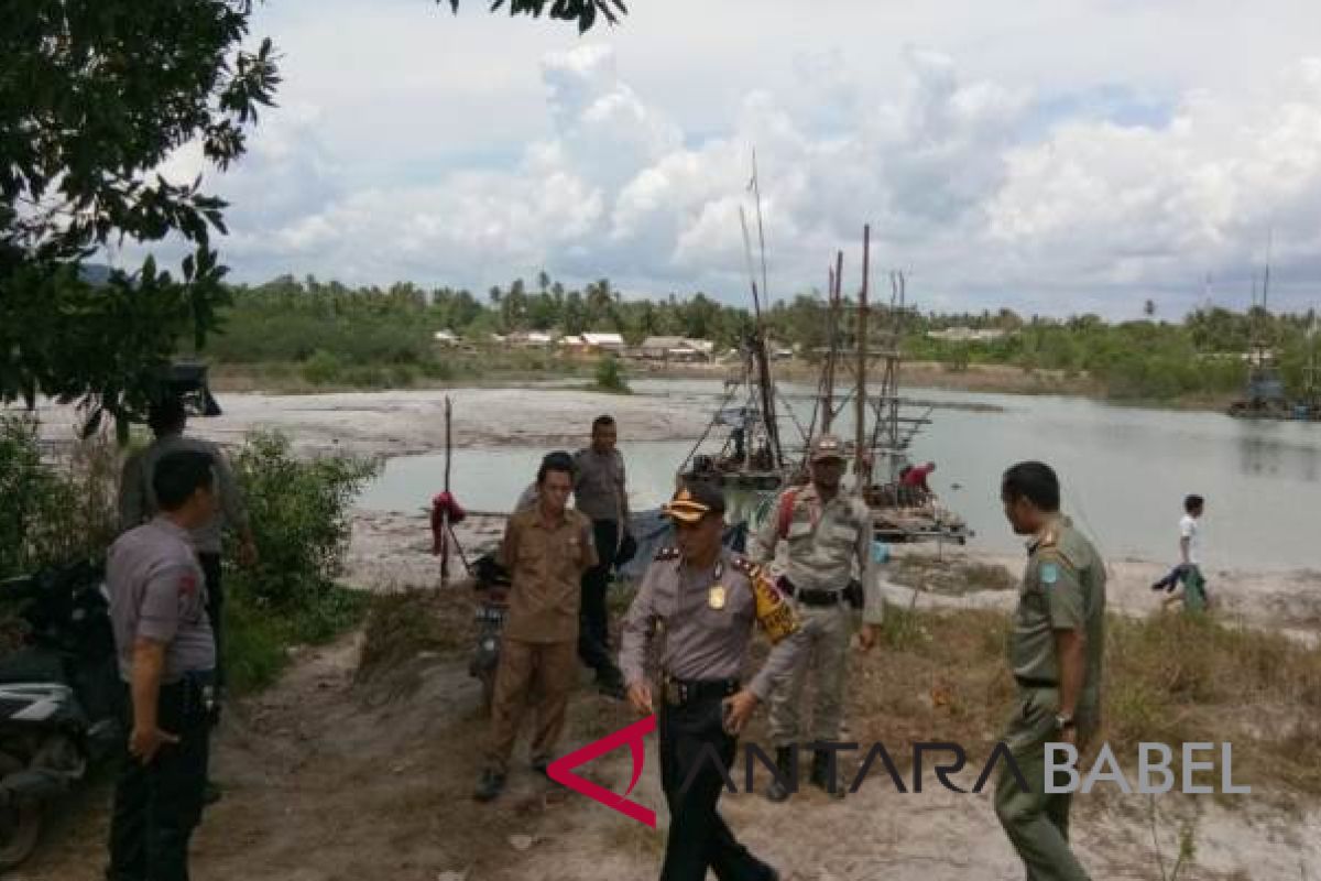 Timgab tertibkan tambang ganggu aset Pemkab Bangka