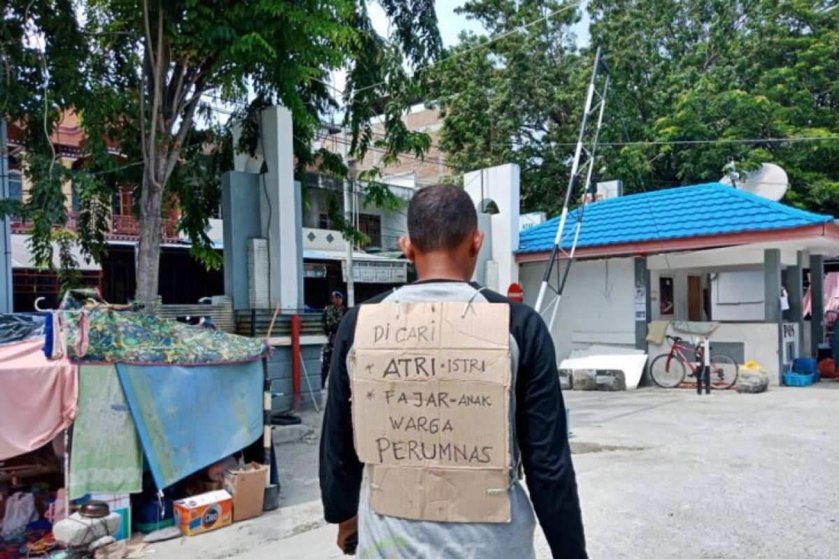 Perjuangan Anjas mencari anak dan istrinya pascagempa