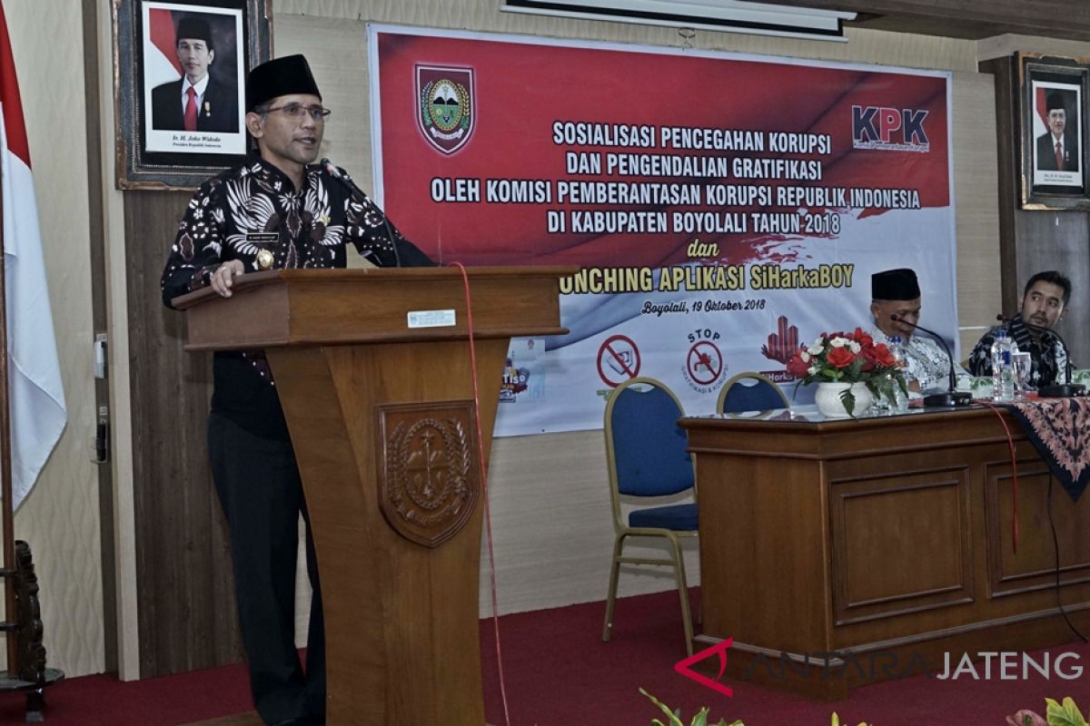 Cegah korupsi, KPK sosialisasi gratifikasi ke ASN Boyolali