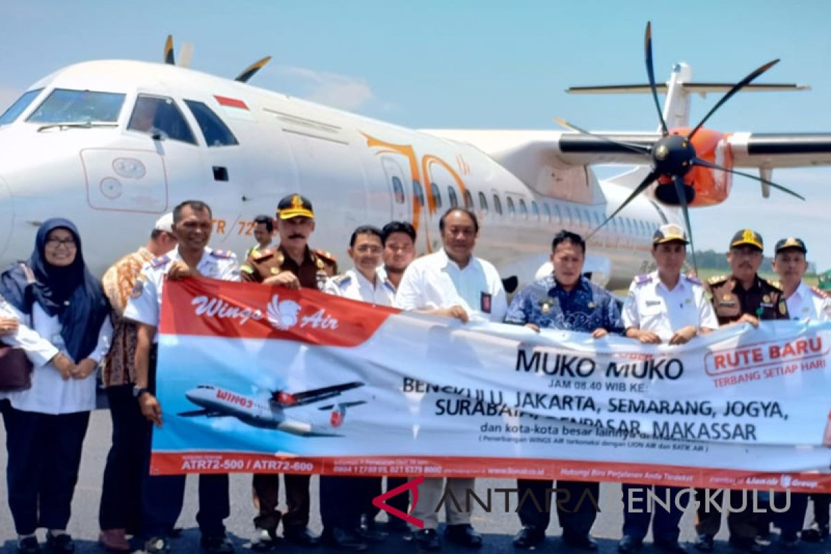 Bupati dukung penerbangan Wings Air di Bandara Mukomuko