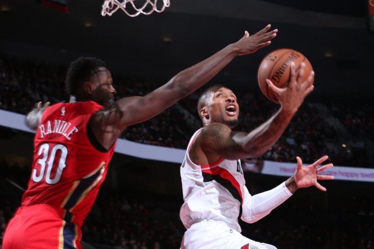 Blazers buat Pelicans derita empat kekalahan beruntun