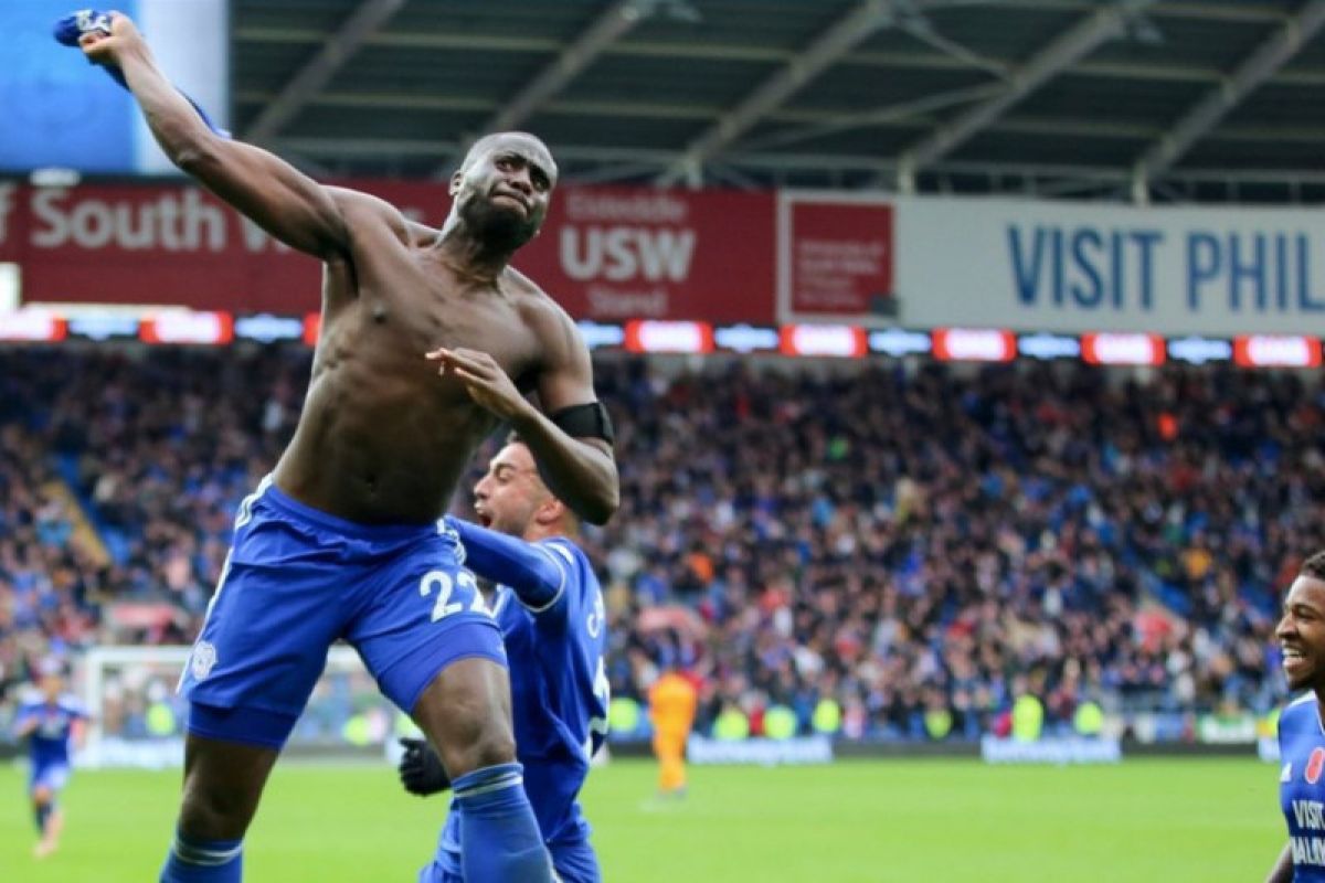 Gol pengujung laga Bamba menangkan Cardiff atas Brighton