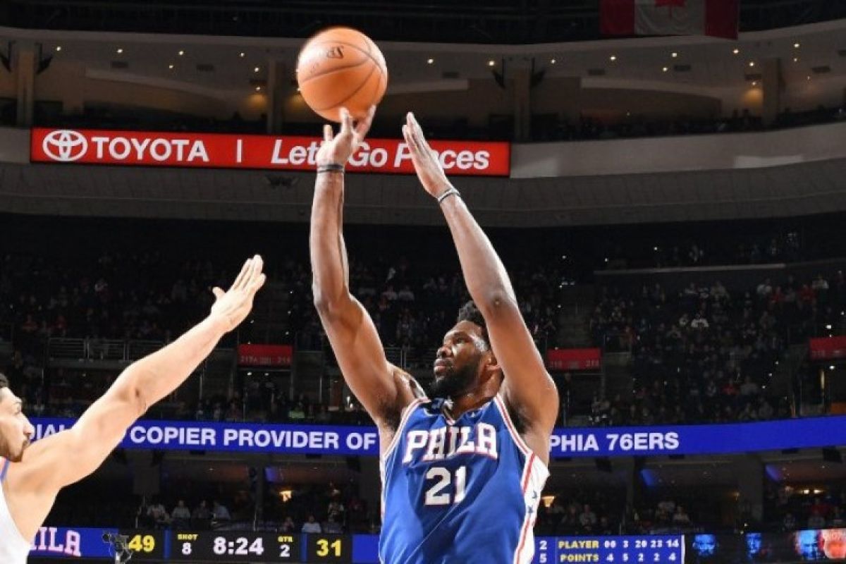 Capai akurasi tembakan 54 persen, Sixers bekap Knicks 117-91