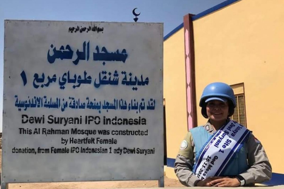 Dewi Suryani, penjaga perdamaian bangun masjid di Sudan