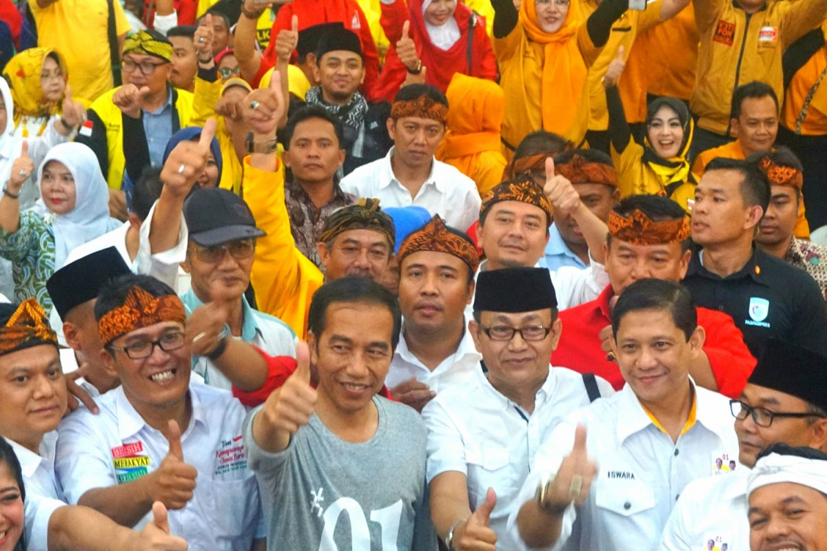 Jokowi temui caleg partai koalisi