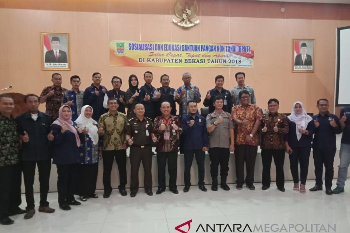 Pemkab Bekasi edukasi OPD terkait BPNT 2018