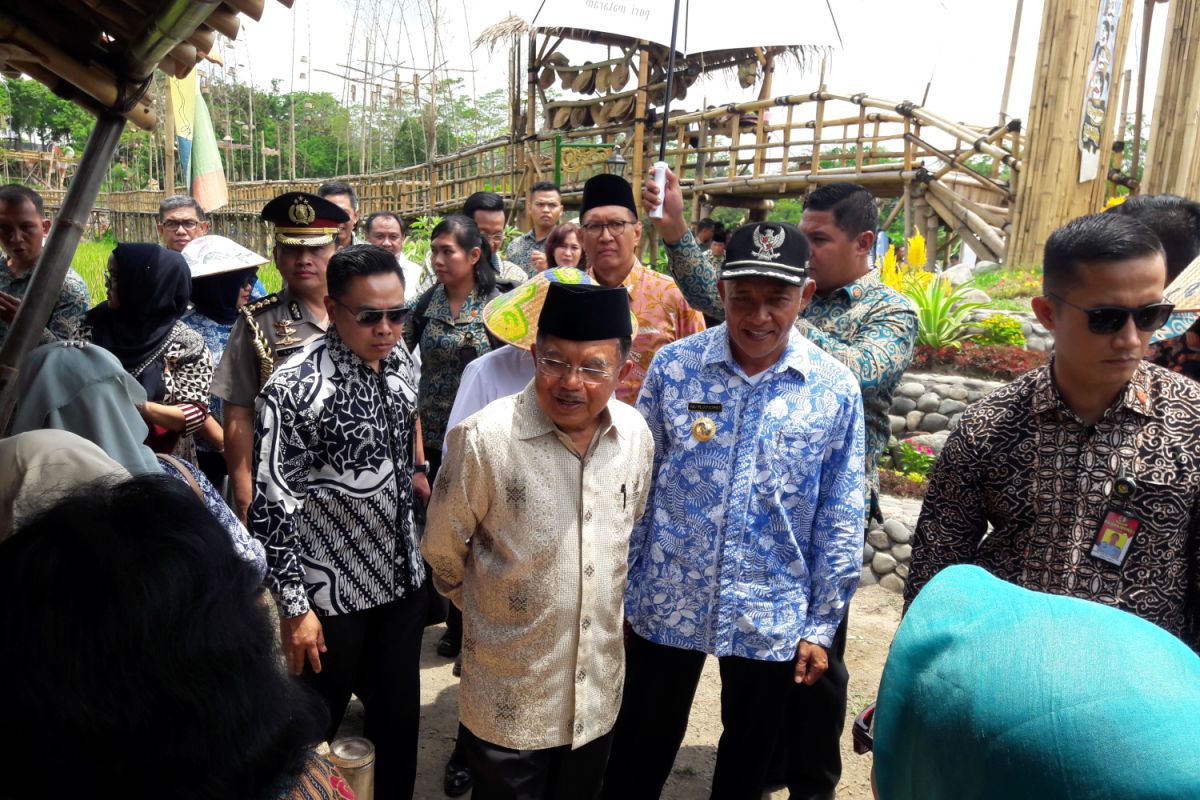 Wapres kunjungi destinasi wisata "Puri Mataram" Sleman