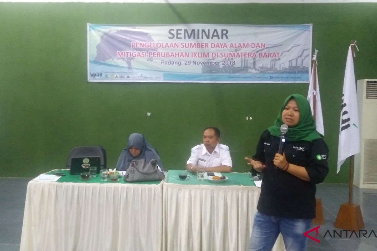 Walhi: Sumbar berpotensi alami krisis air bersih