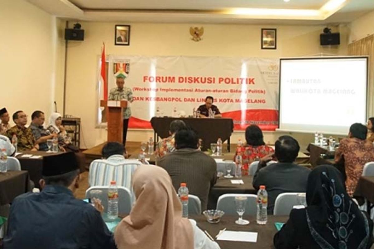 Kesbangpol Kota Magelang gelar forum diskusi politik