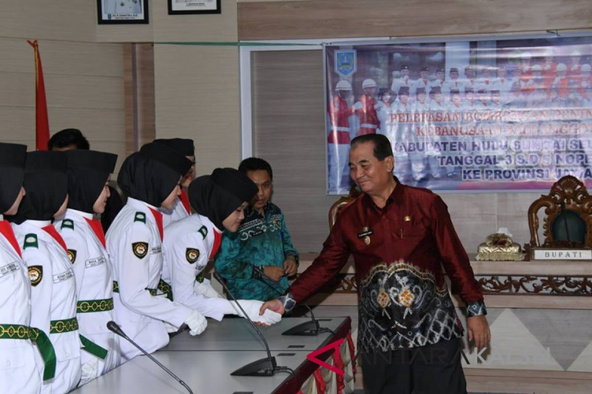 HSS berangkatkan anggota Paskibra wawasan kebangsaan ke Jawa Timur