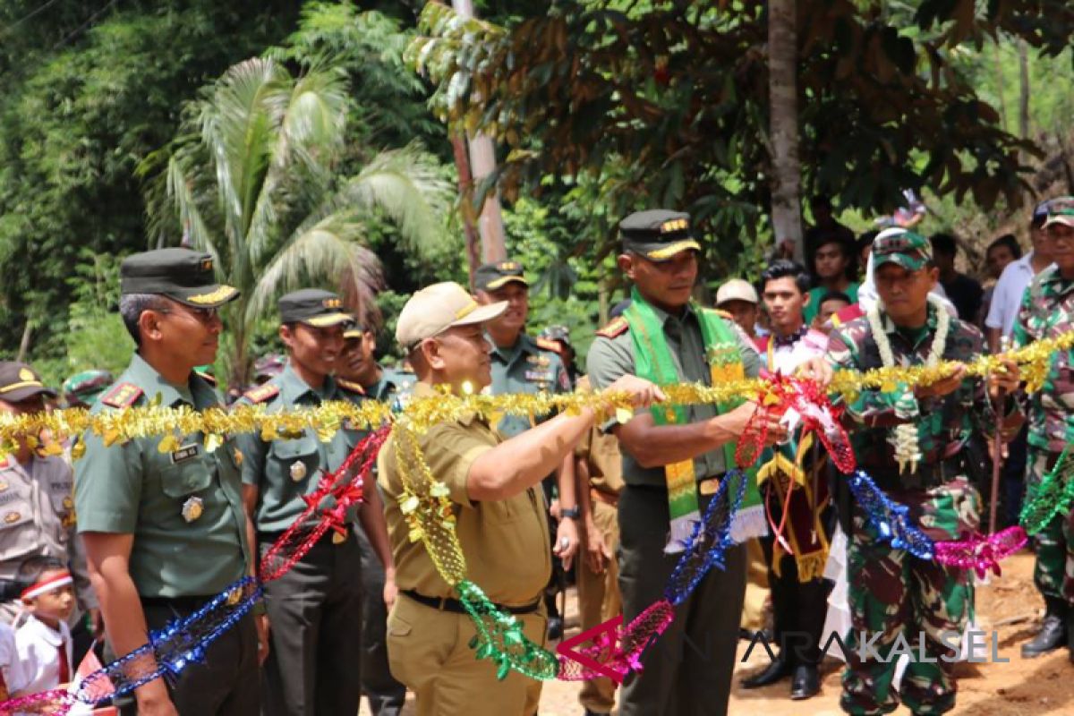 Danrem 101 Antasari resmikan sasaran fisik TMMD Kodim Kandangan