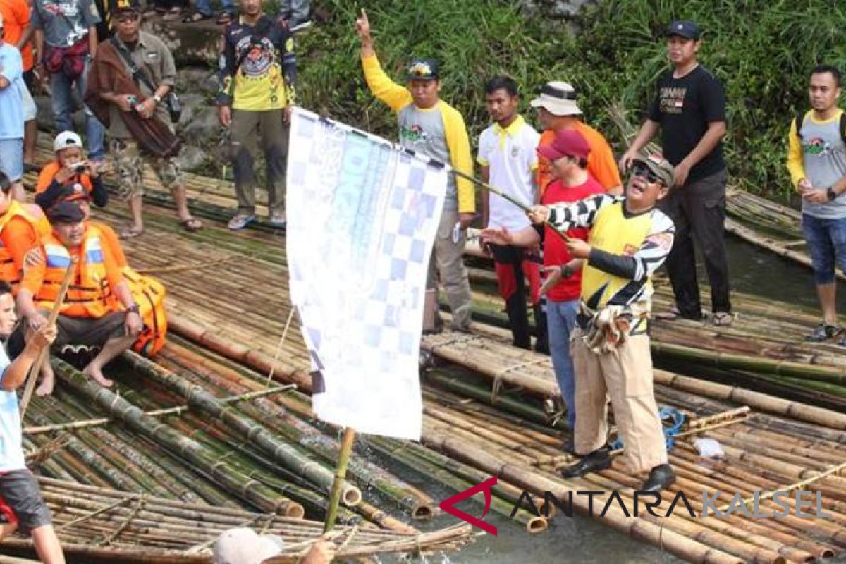 Bamboo rafting Festival Loksado 2018 kembali digelar