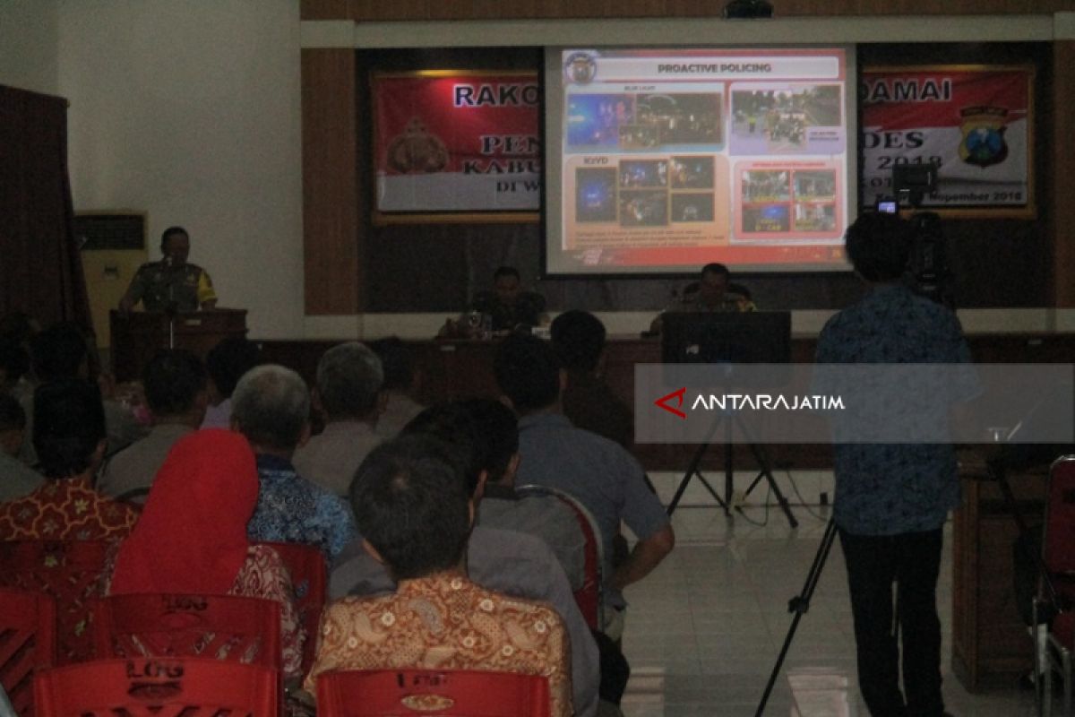 Ratusan Personel Dilibatkan Amankan Pilkades di Kabupaten Kediri