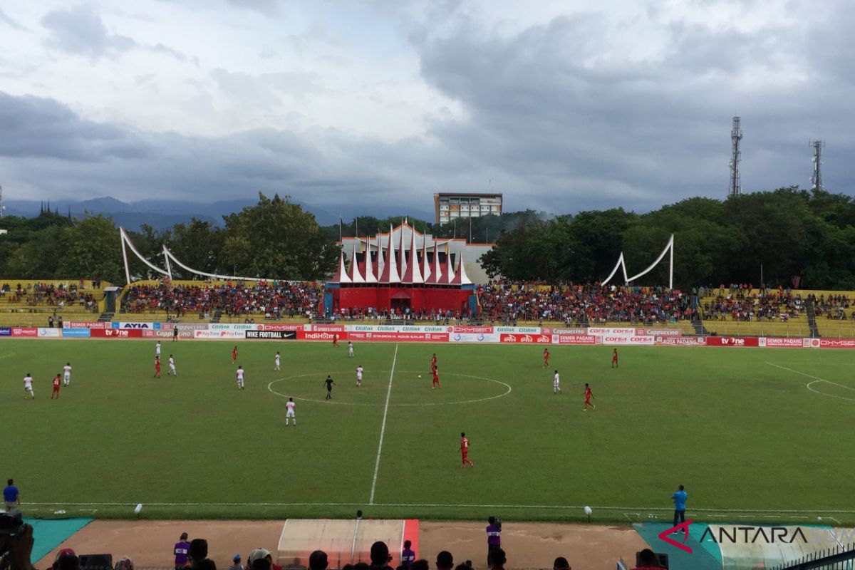Semen Padang ditahan imbang Aceh United 1-1 di babak pertama