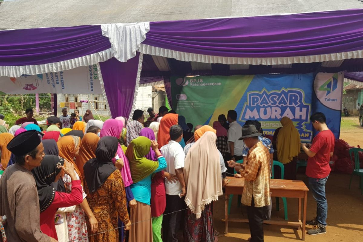 BPJS-TK: Pembeli  Di Pasar Murah Dapat Dua Program Jaminan