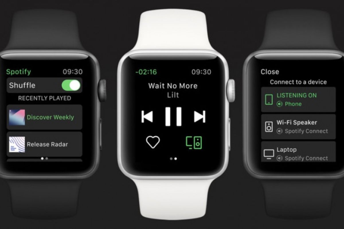 Spotify resmi mendarat di Apple Watch