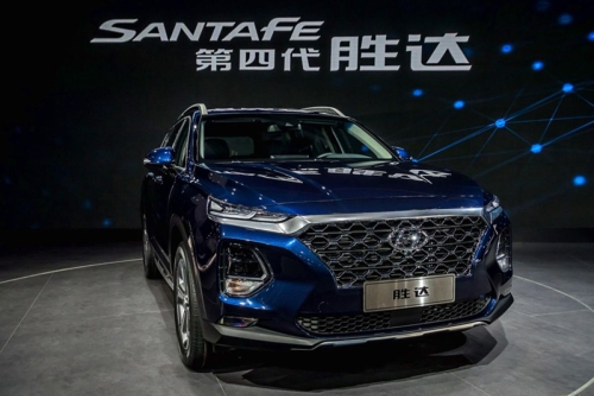 Di China, Hyundai pamerkan SUV Santa Fe dengan akses sidik jari