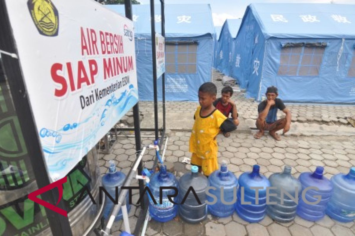 Pengungsi Petobo kekurangan air bersih