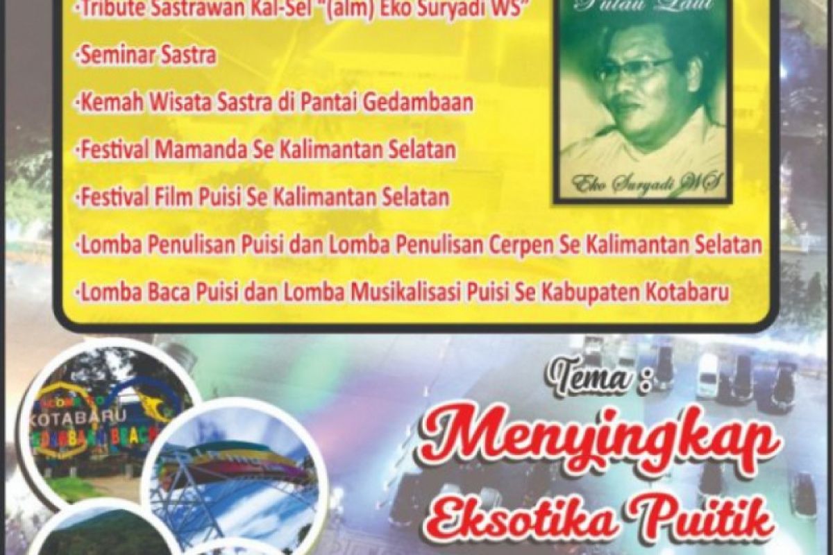 Pesta terbesar sastra Kalsel ASKS XV berlangsung di Kotabaru