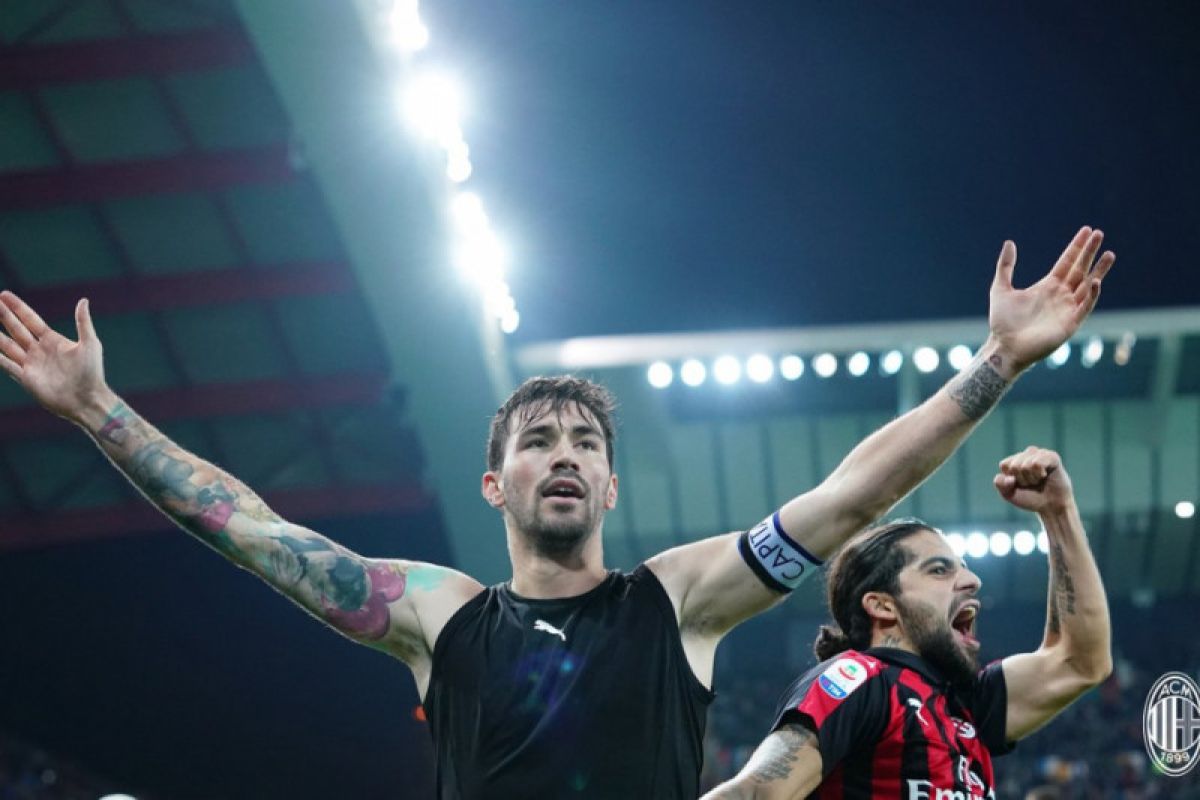 Cetak gol penentu, Romagnoli kembali selamatkan Milan