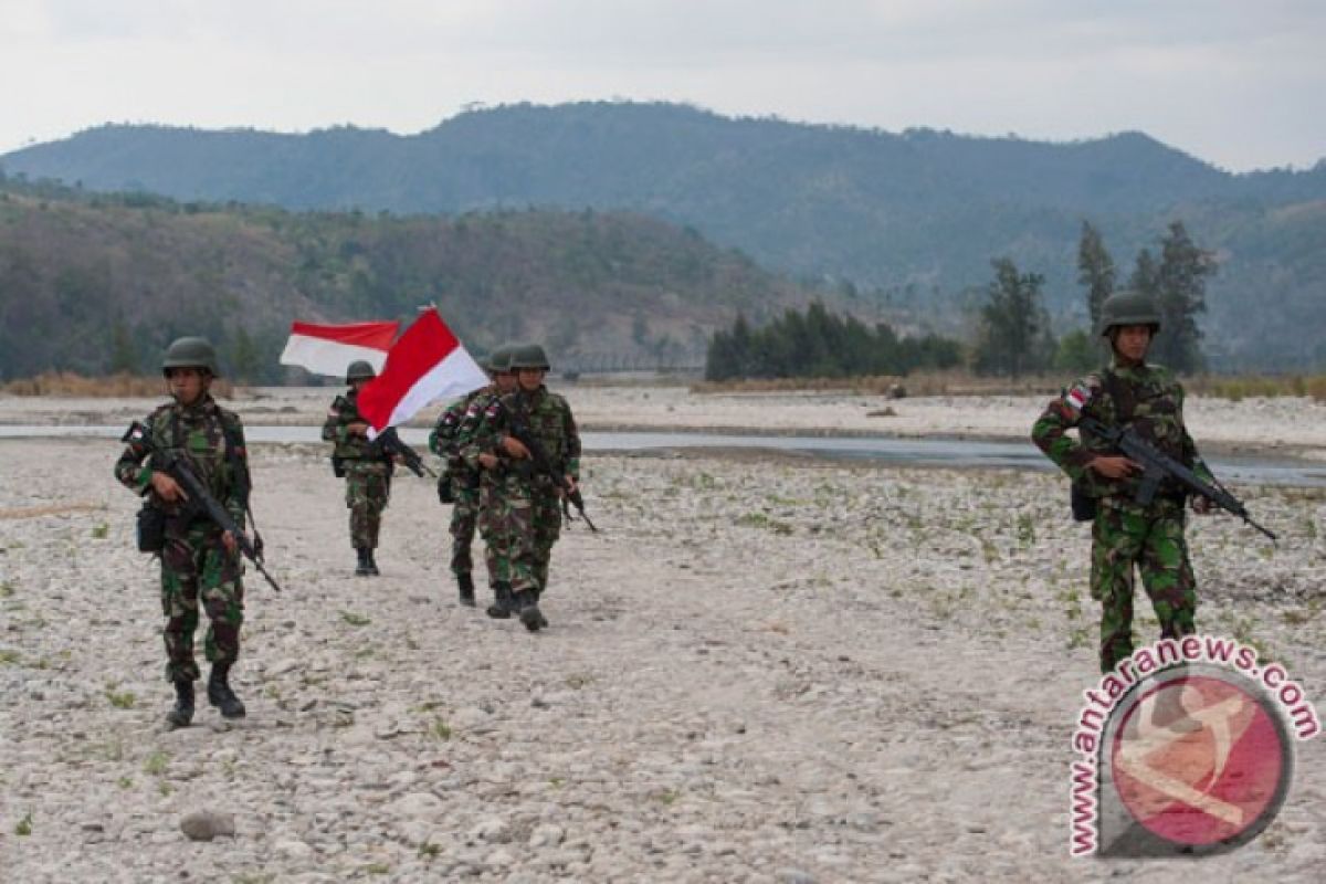 Ratusan pasukan TNI diberangkatkan ke perbatasan Indonesia-Timor Leste
