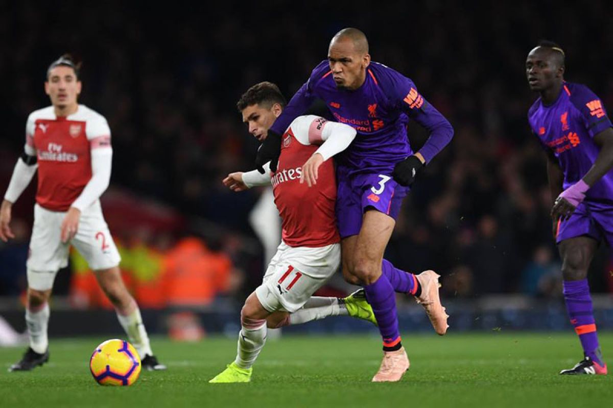 Arsenal tahan imbang Liverpool 1-1 di Emirates