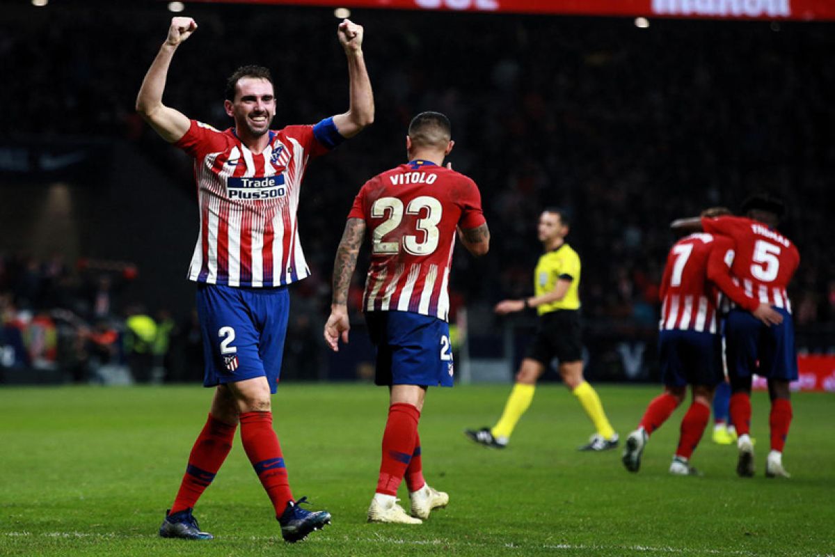 Atletico menang dramatis lawan Bilbao