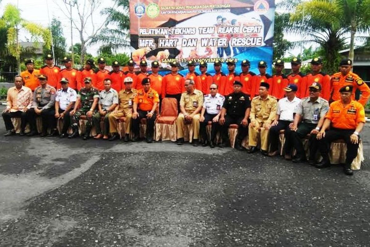 Tingkatkan kualitas, personil BPBD Lamandau latihan rescue dikirim ke Sampit