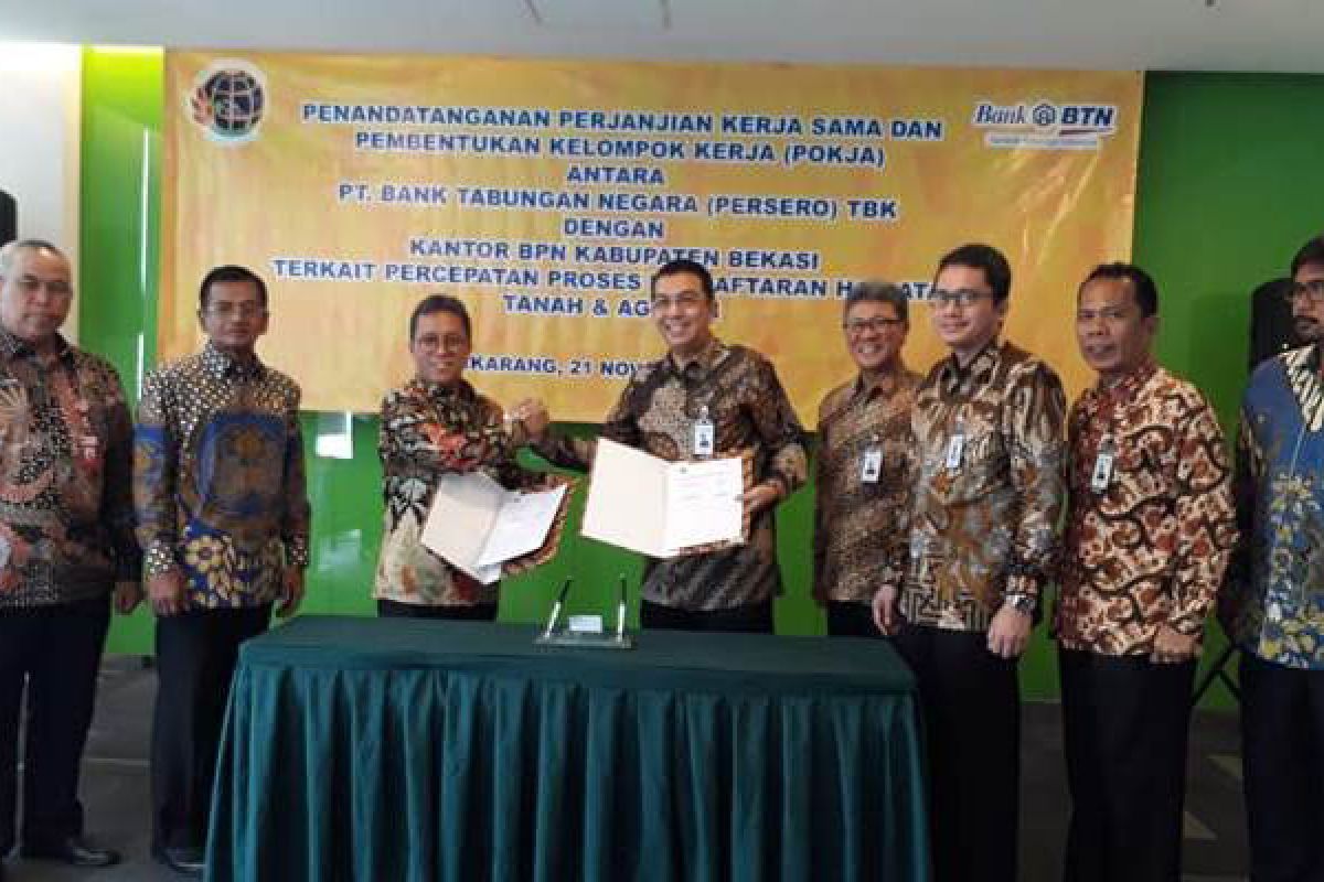 BTN minta BPN Bekasi sertifikasi tanah melalui PKS