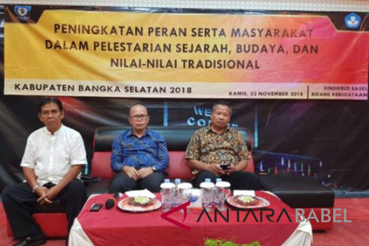 Pemkab Bangka Selatan data kebudayaan daerah guna tingkatkan wisatawan