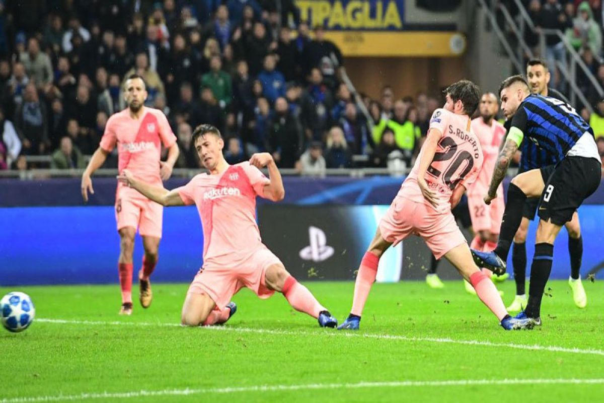 Tanpa Messi, Barca ditahan Inter