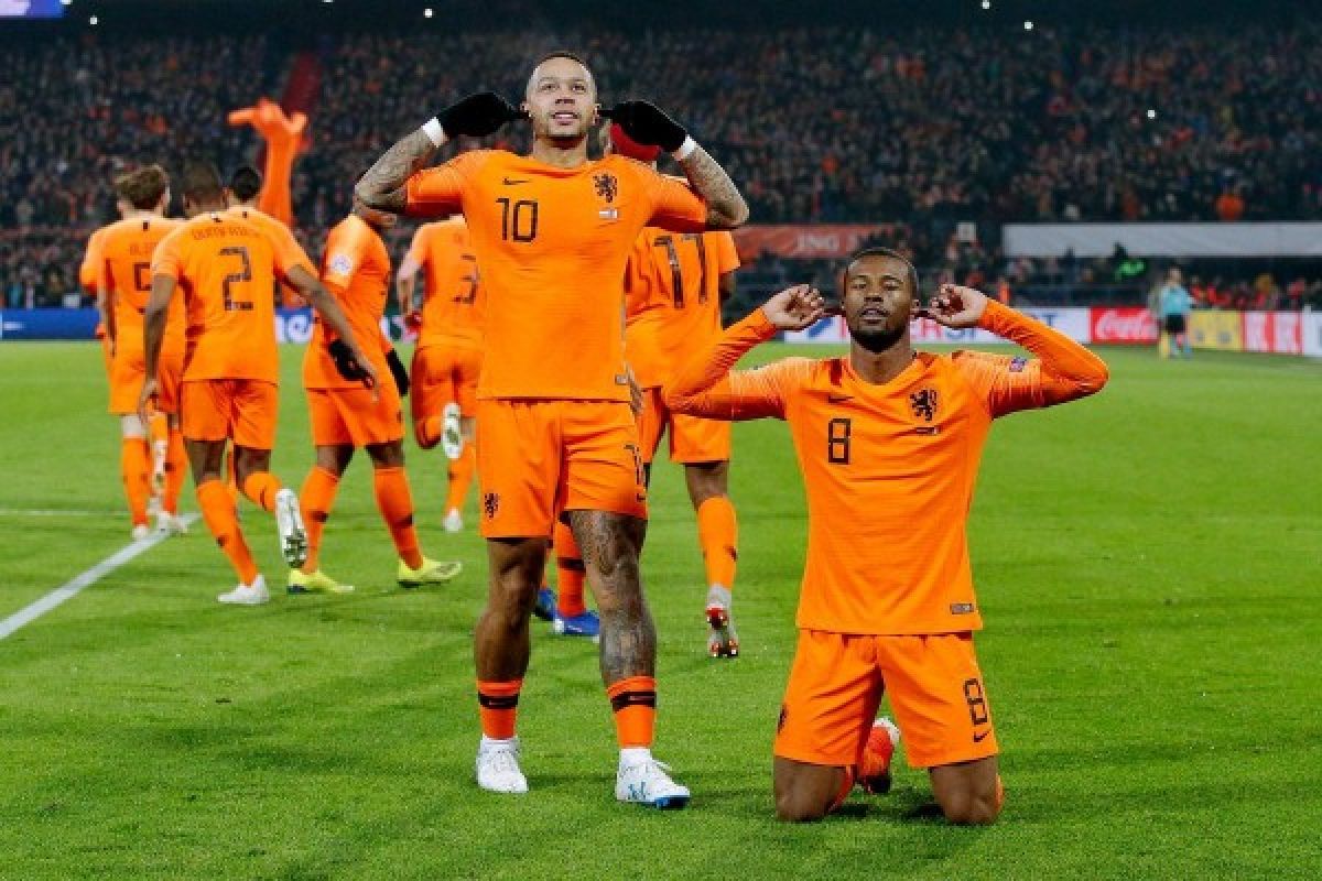 Belanda tundukkan juara dunia Prancis di Nations League