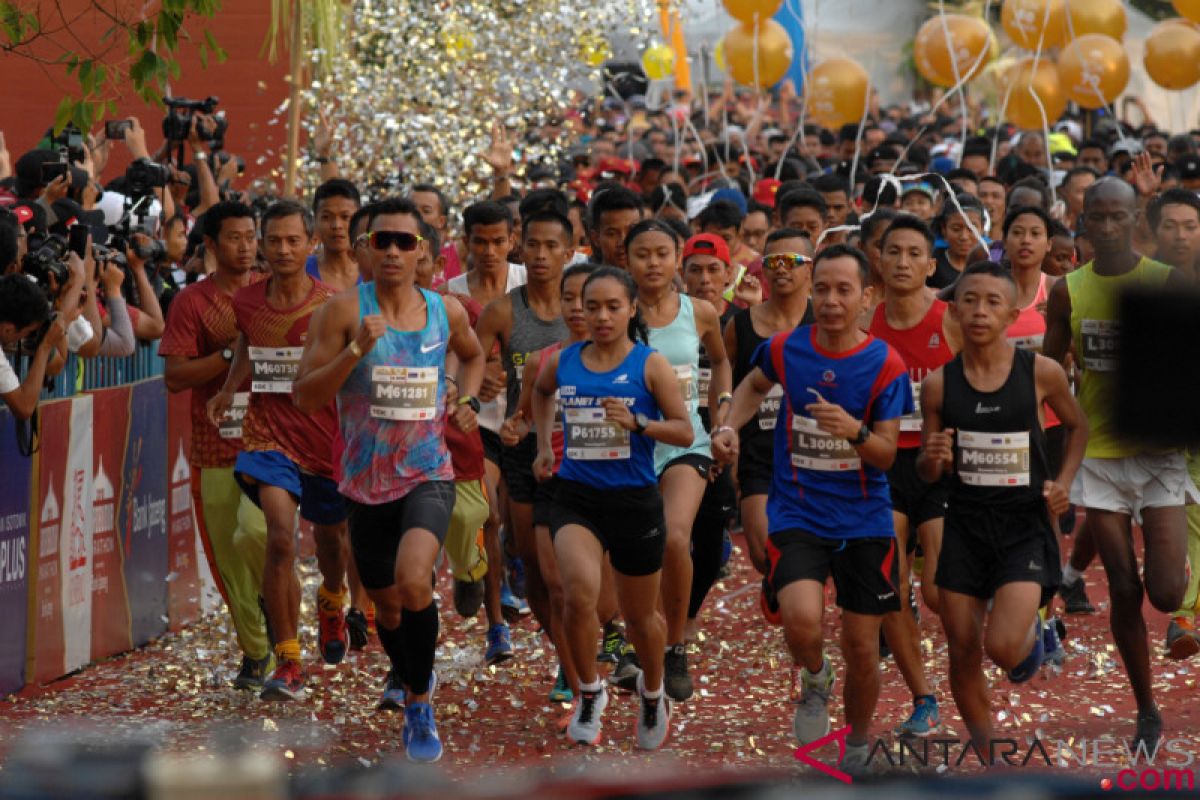 Pelari Kenya dominasi  Borobudur marathon 2018