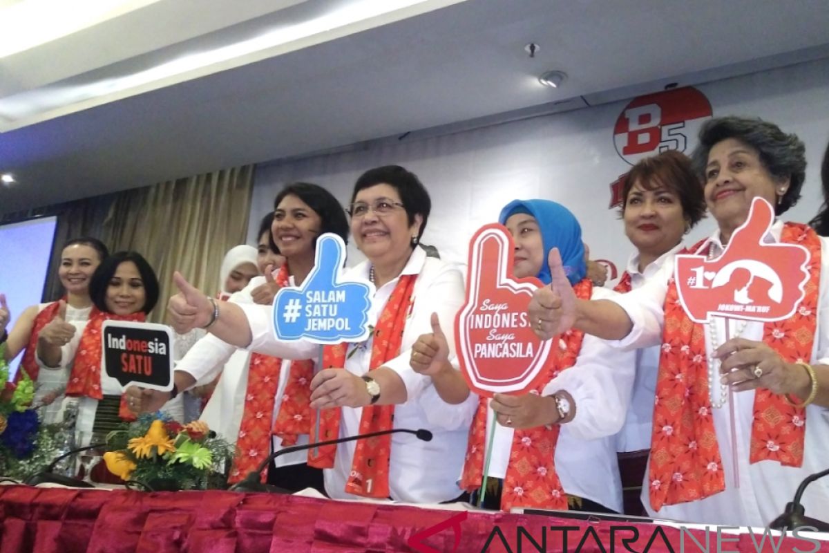 Perempuan keren deklarasikan dukungan kepada Jokowi-Ma'ruf