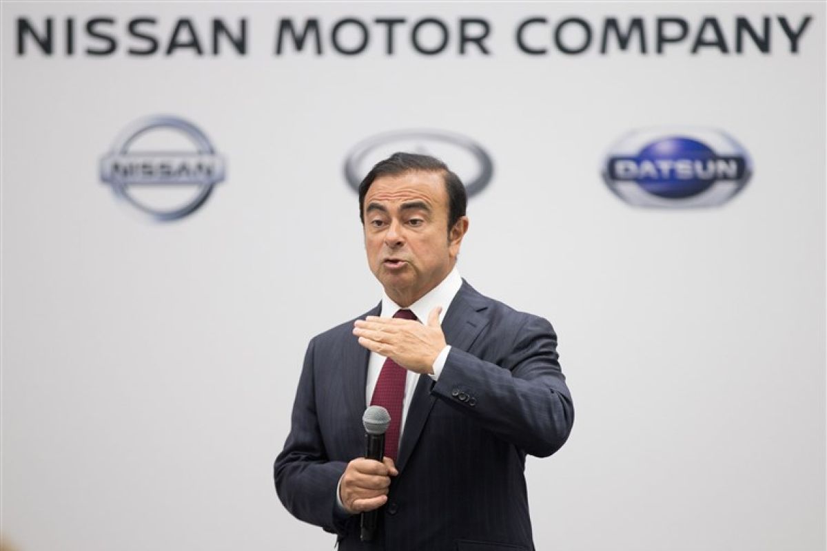 Saham Nissan merosot setelah diguncang penangkapan Ghosn